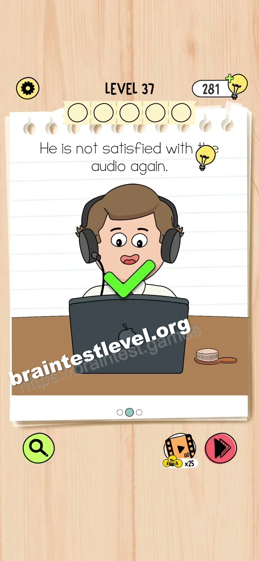 Brain Test 5 Level 37 scene 2 step 2