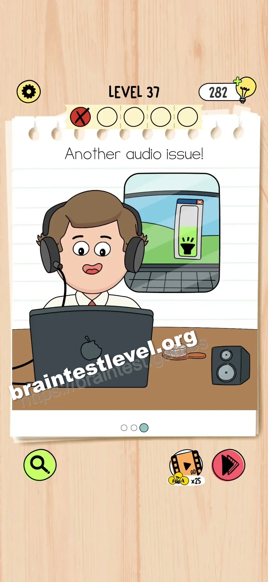 Brain Test 5 Level 37 scene 3 step 1