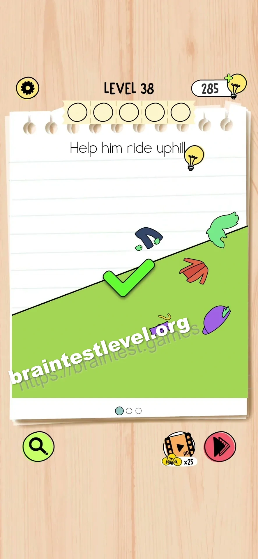 Brain Test 5 Level 38 scene 1 step 2