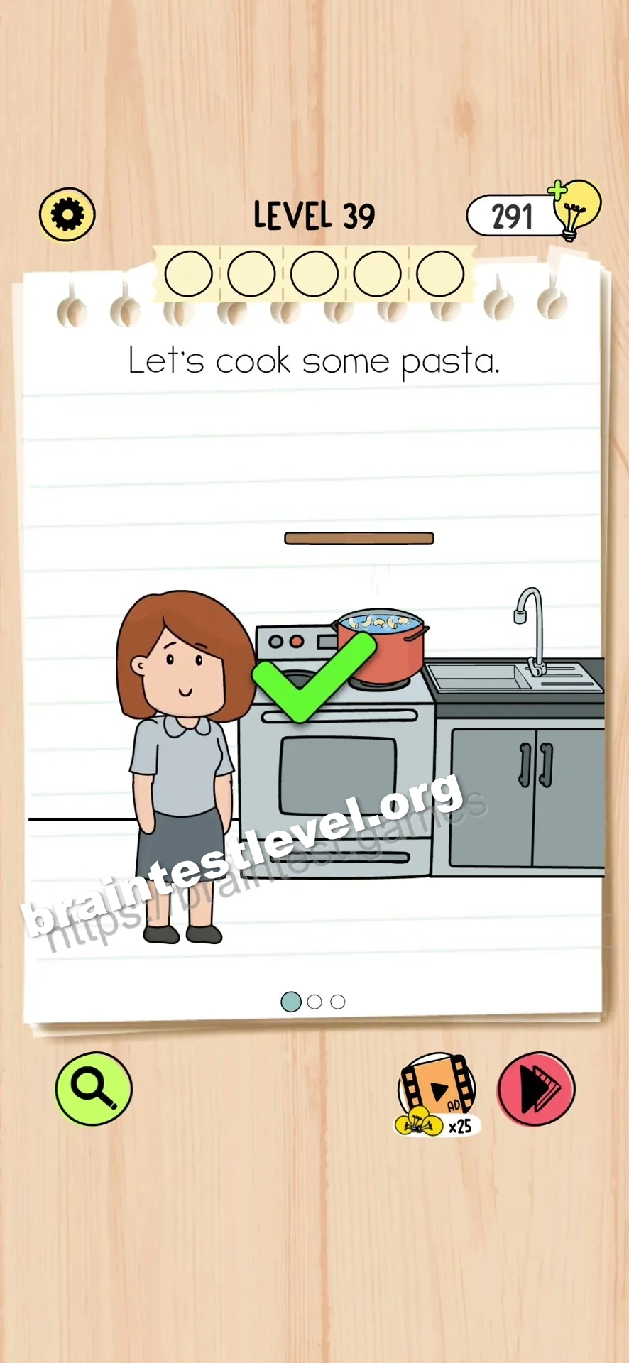 Brain Test 5 Level 39 scene 1 step 2