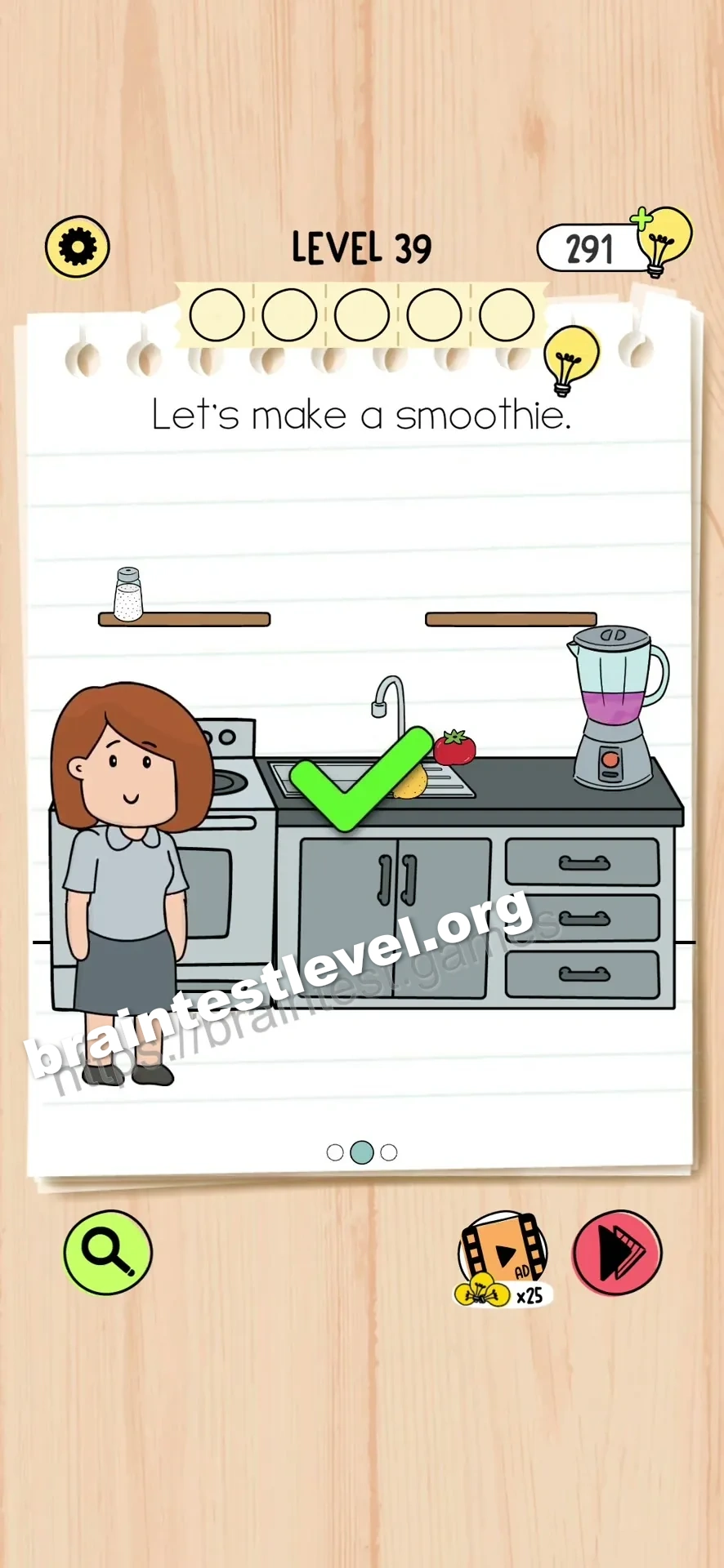 Brain Test 5 Level 39 scene 2 step 2