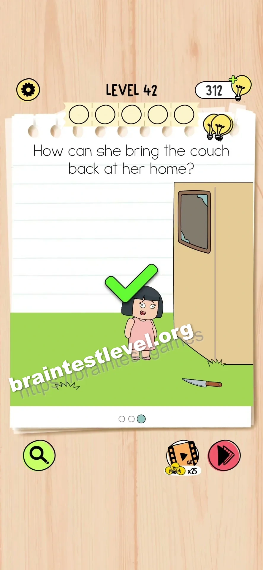 Brain Test 5 Level 42 scene 3 step 2