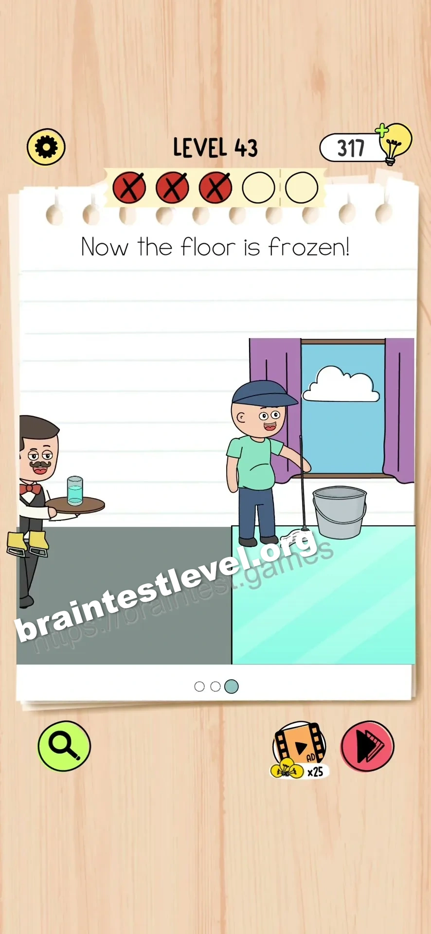Brain Test 5 Level 43 scene 3 step 1