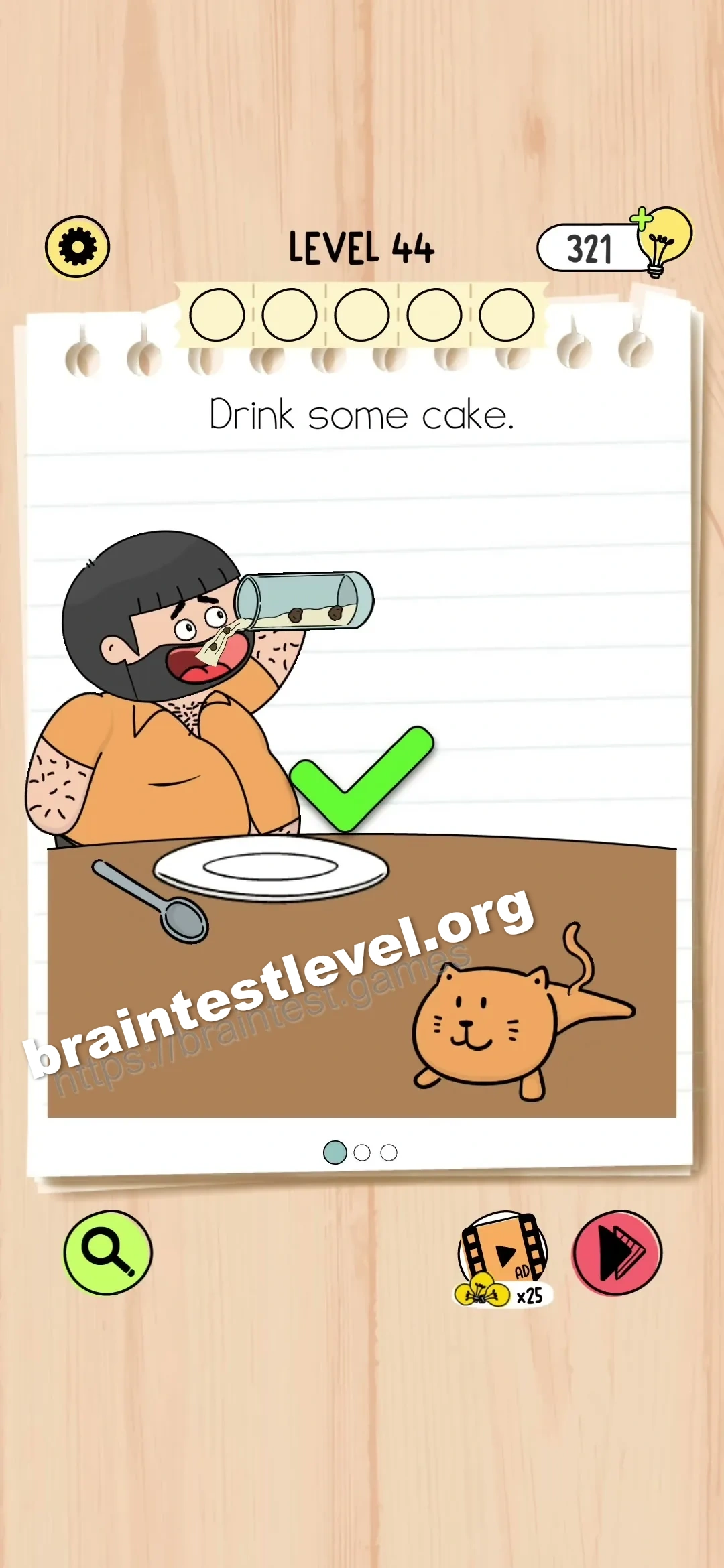 Brain Test 5 Level 44 scene 1 step 2