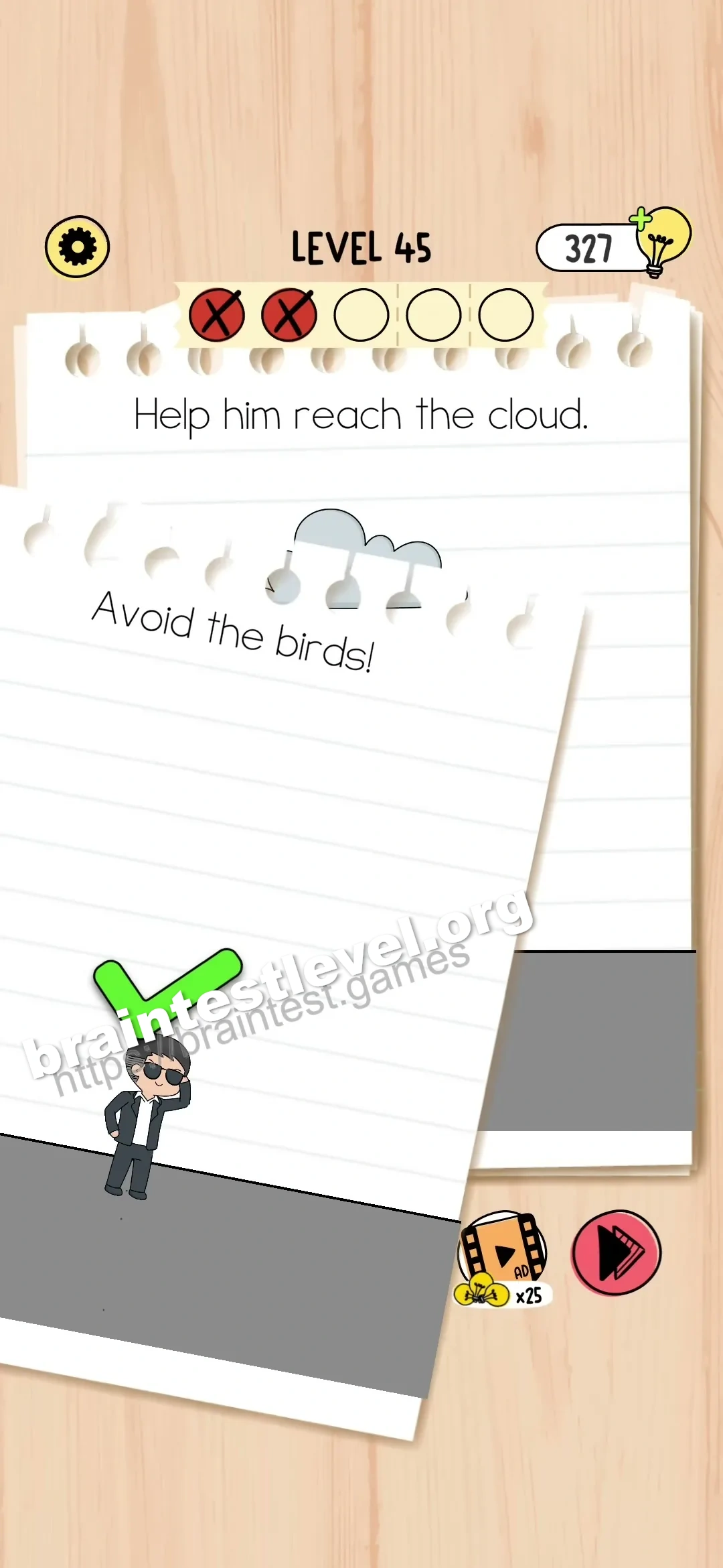 Brain Test 5 Level 45 scene 2 step 2