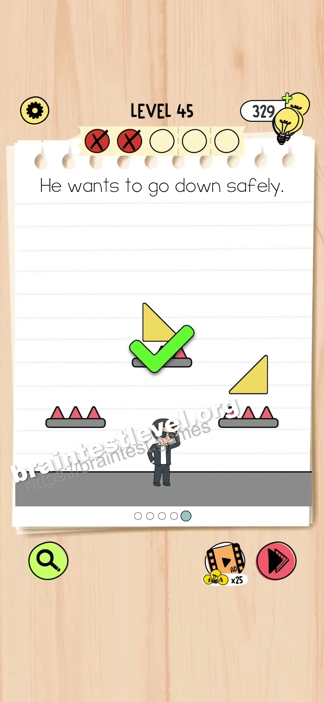 Brain Test 5 Level 45 scene 5 step 2