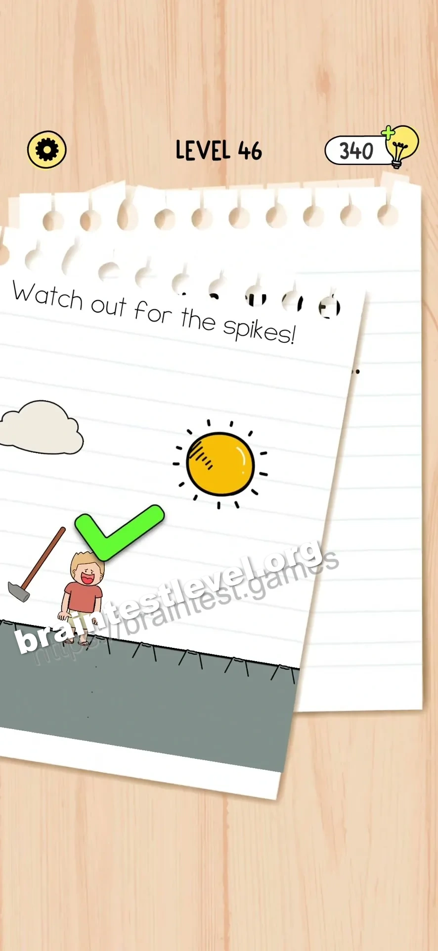 Brain Test 5 Level 46 scene 3 step 2