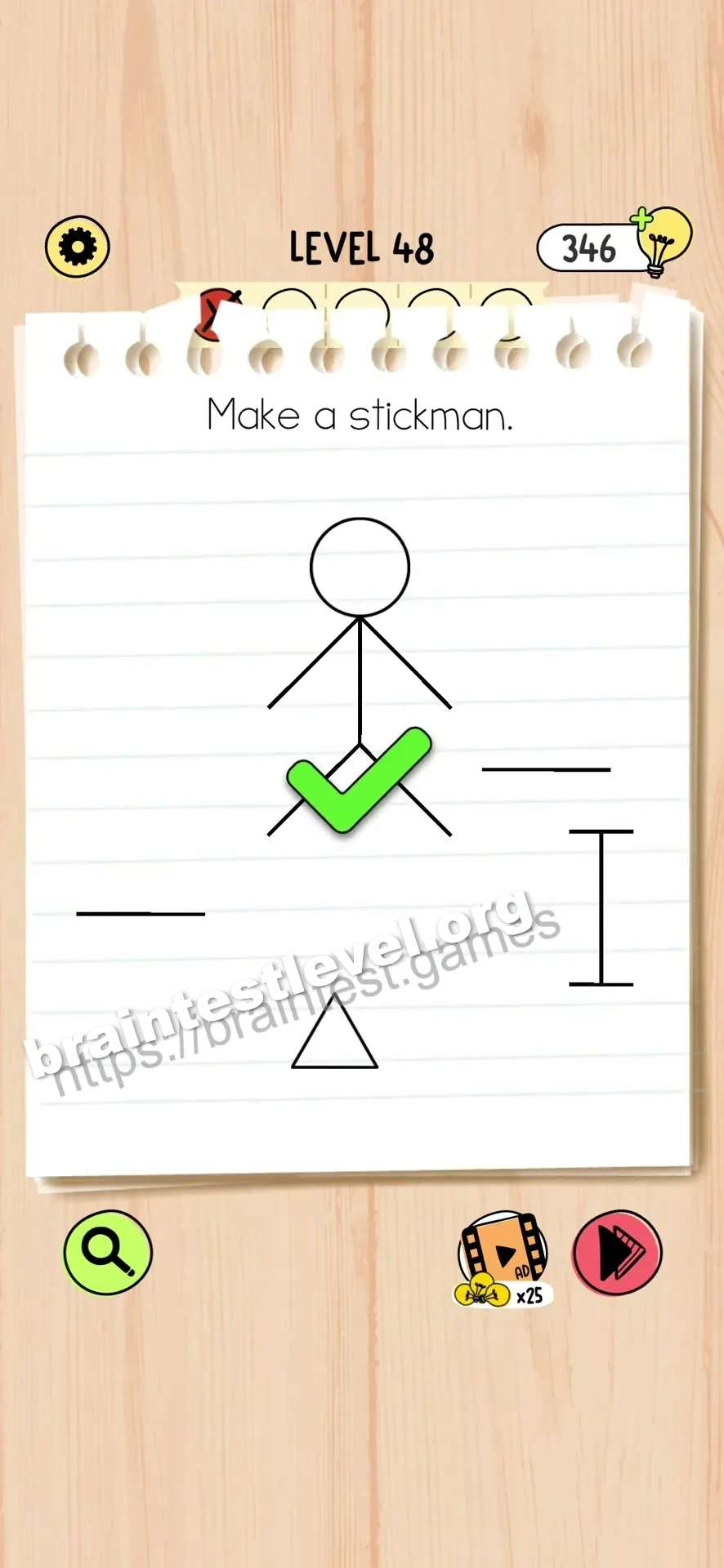 Brain Test 5 Level 48 scene 1 step 2