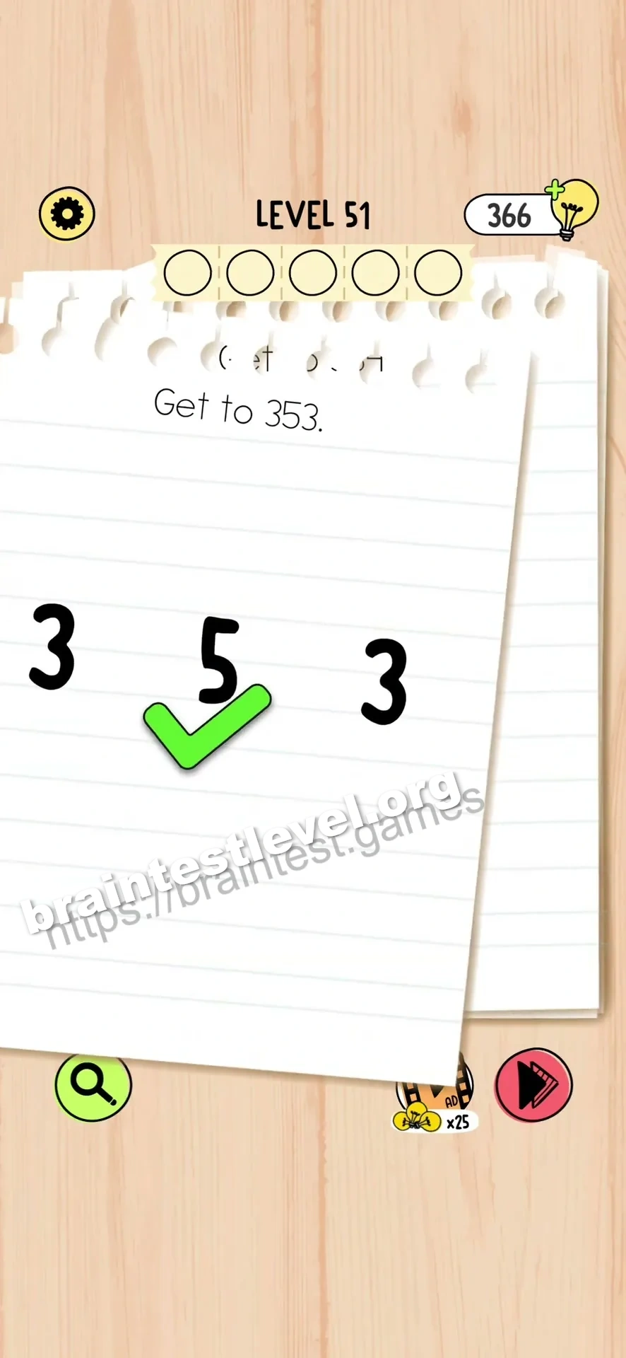 Brain Test 5 Level 51 scene 1 step 2