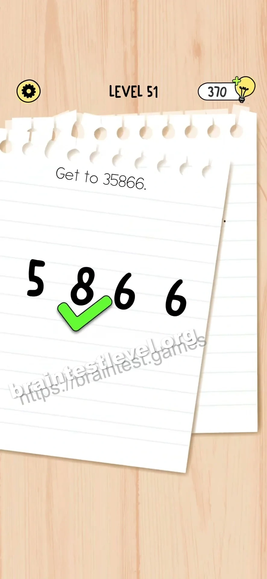 Brain Test 5 Level 51 scene 3 step 1