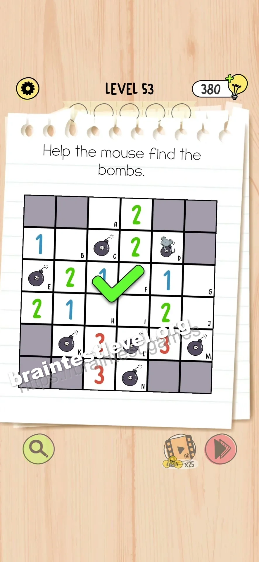 Brain Test 5 Level 53 scene 3 step 2
