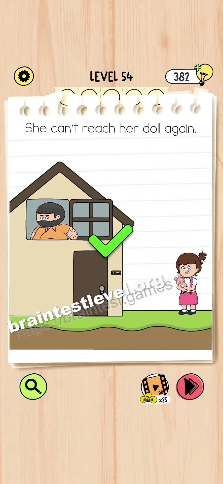 Brain Test 5 Level 54 scene 2 step 2