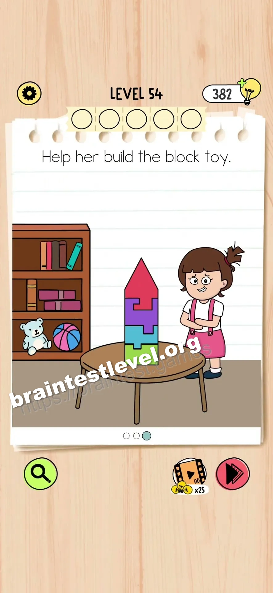 Brain Test 5 Level 54 scene 3 step 1