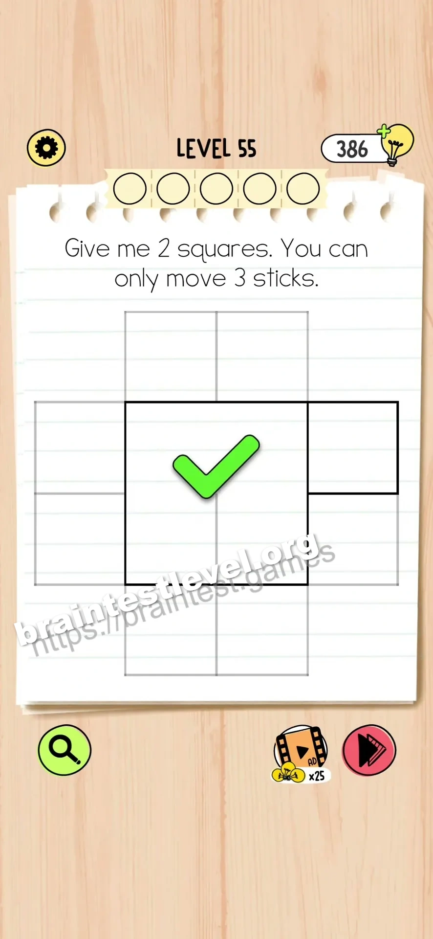 Brain Test 5 Level 55 scene 1 step 2