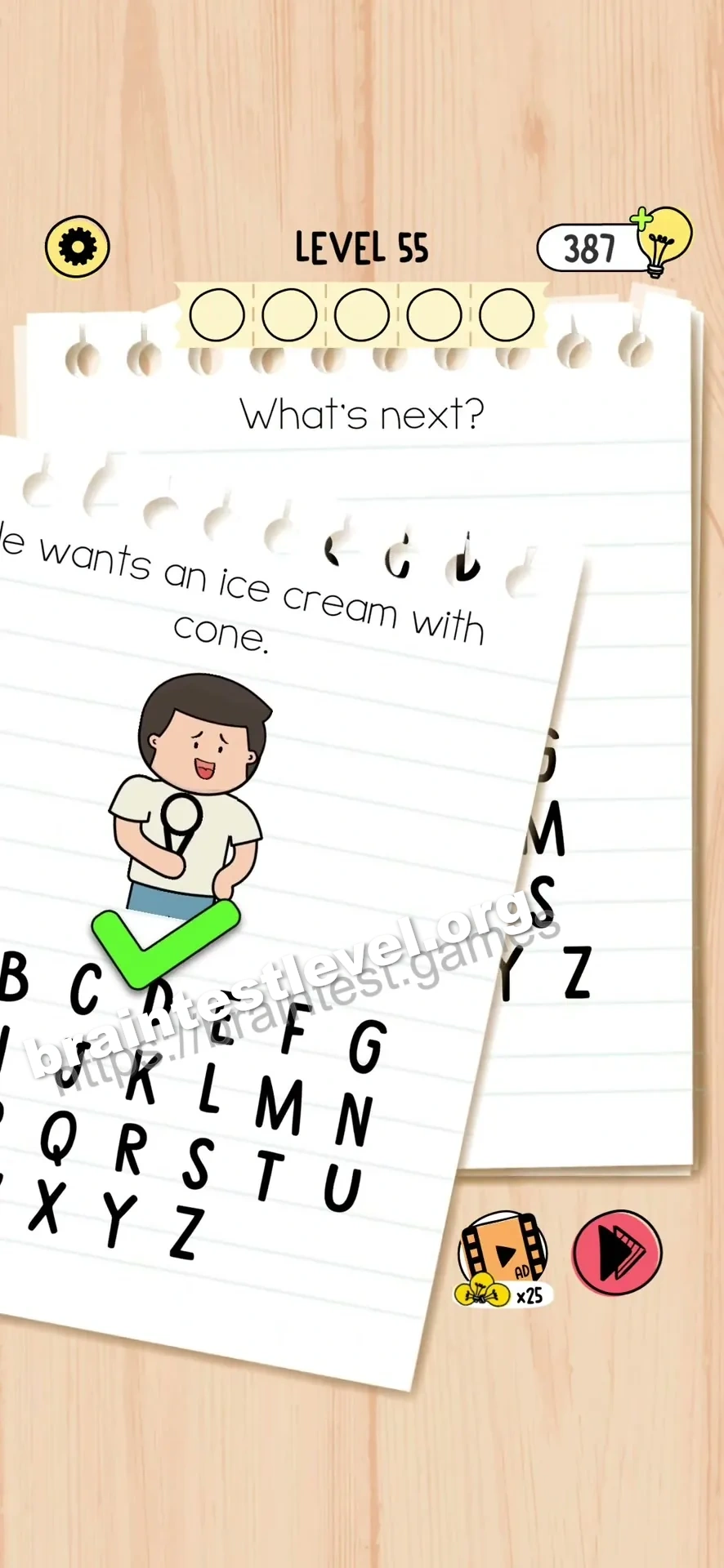 Brain Test 5 Level 55 scene 2 step 2