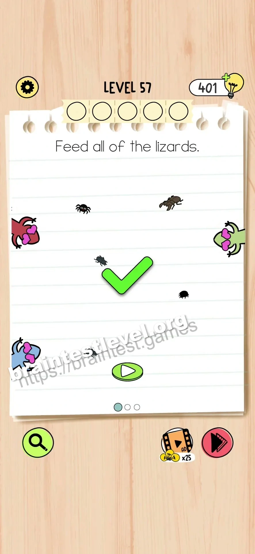 Brain Test 5 Level 57 scene 1 step 2