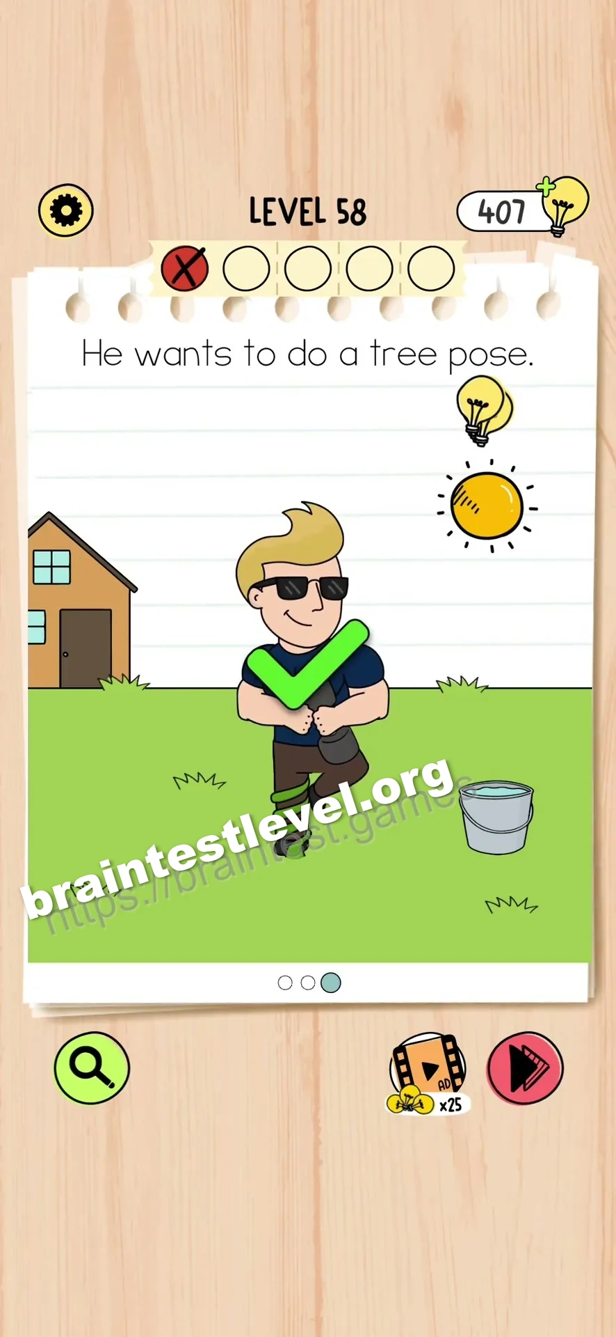 Brain Test 5 Level 58 scene 3 step 2
