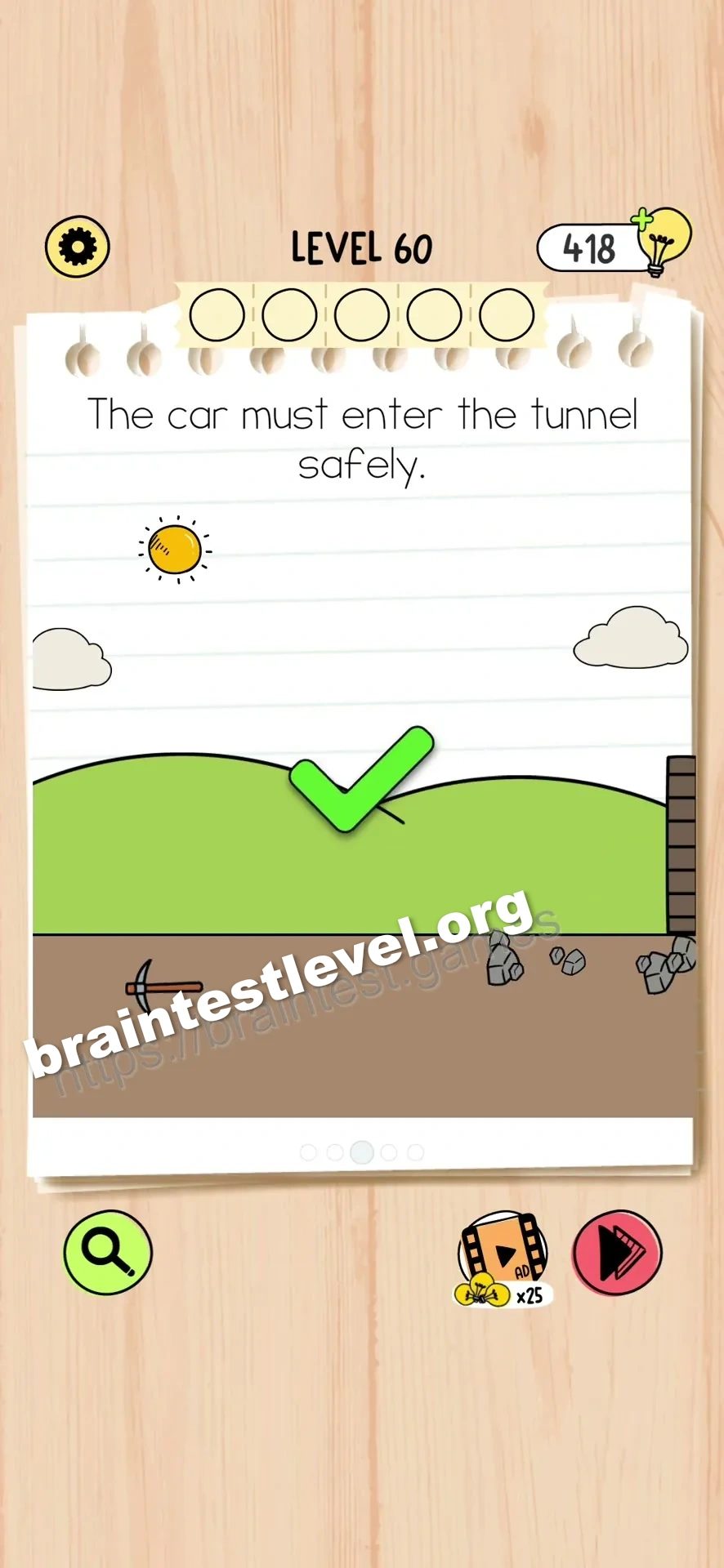 Brain Test 5 Level 60 scene 3 step 2