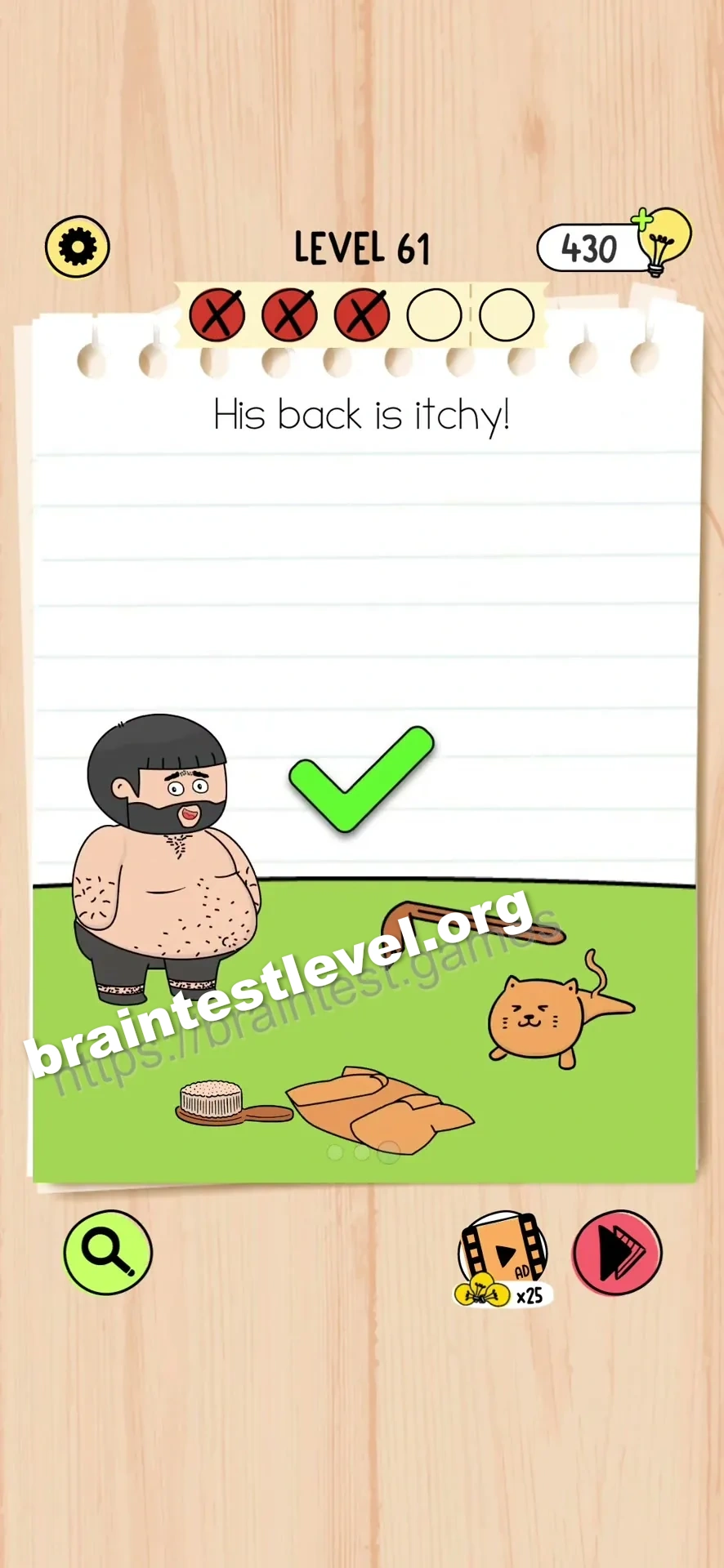 Brain Test 5 Level 61 scene 3 step 2