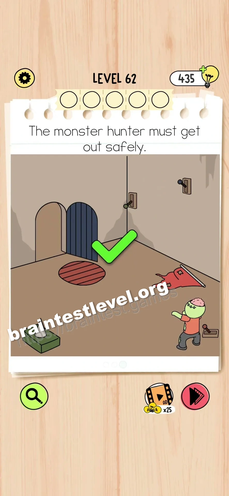 Brain Test 5 Level 62 scene 3 step 2