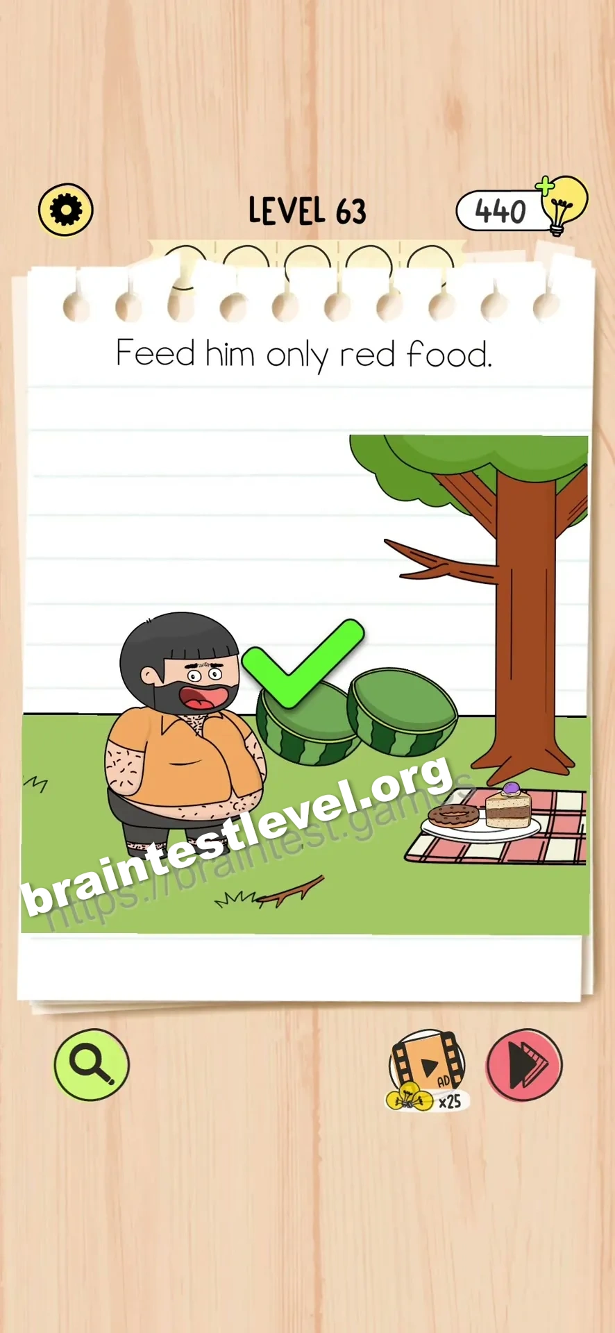 Brain Test 5 Level 63 scene 3 step 2