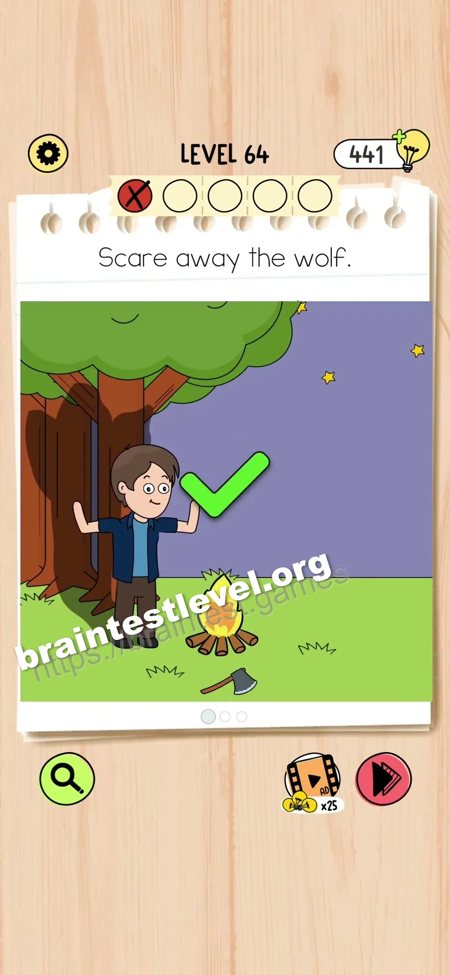 Brain Test 5 Level 64 scene 1 step 2