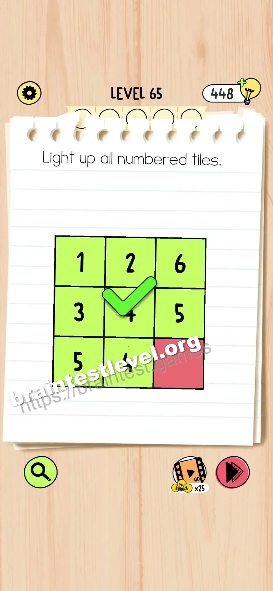 Brain Test 5 Level 65 scene 1 step 2