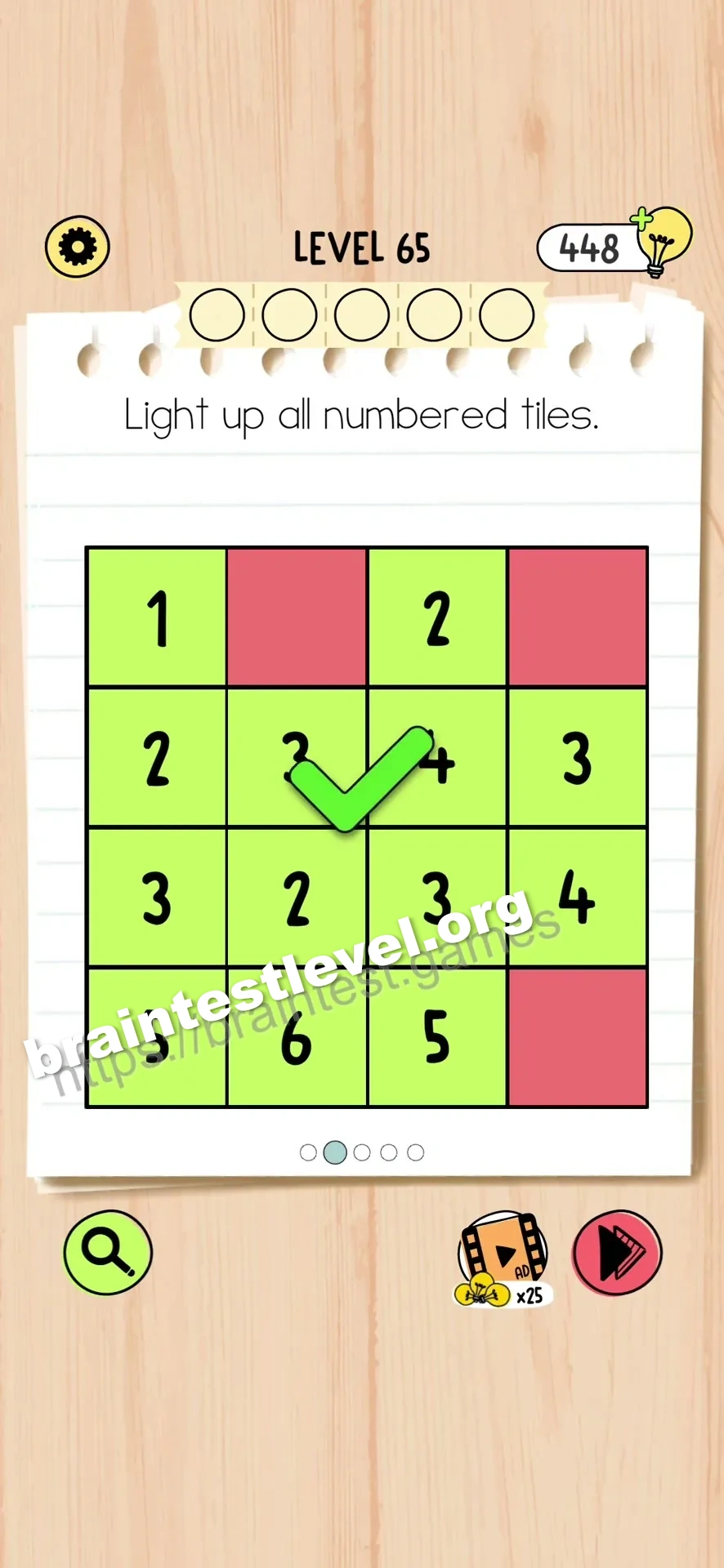 Brain Test 5 Level 65 scene 2 step 2