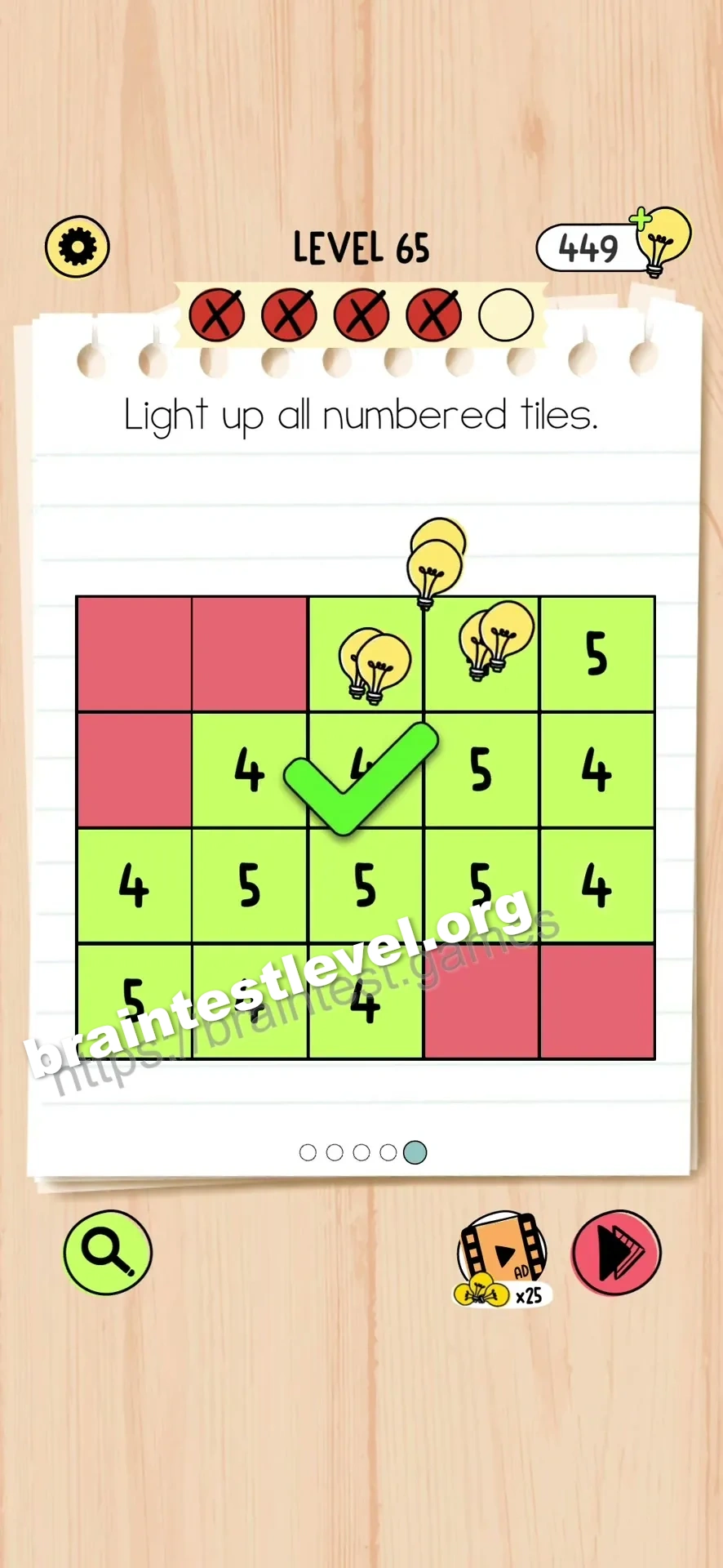 Brain Test 5 Level 65 scene 5 step 1