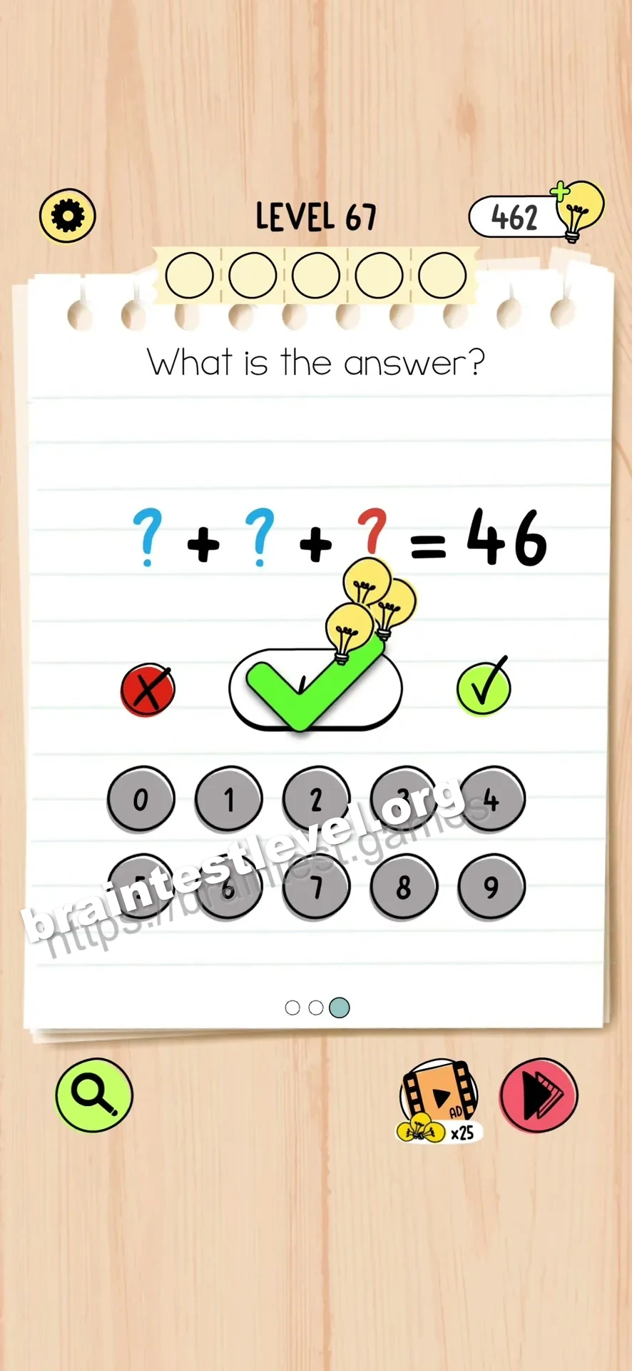 Brain Test 5 Level 67 scene 3 step 1
