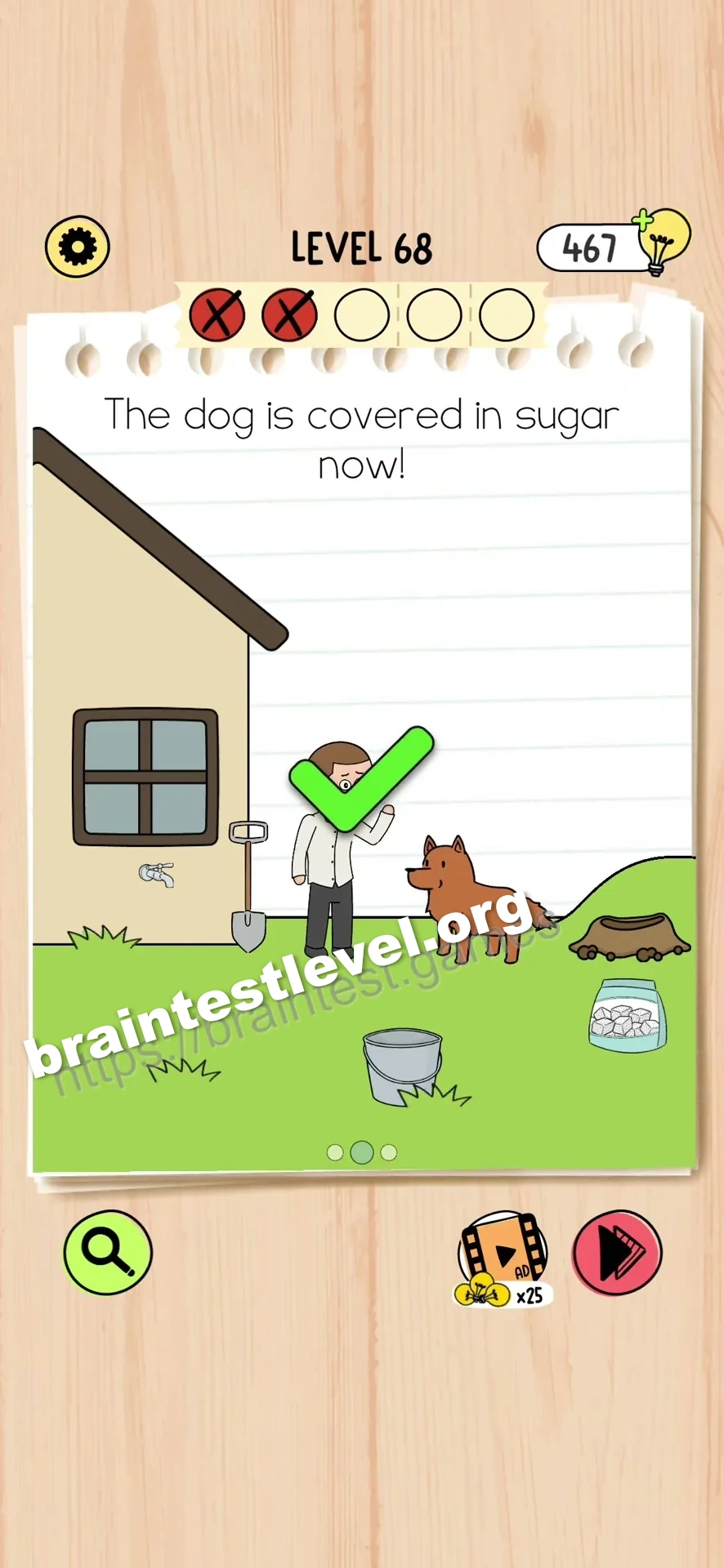 Brain Test 5 Level 68 scene 2 step 2
