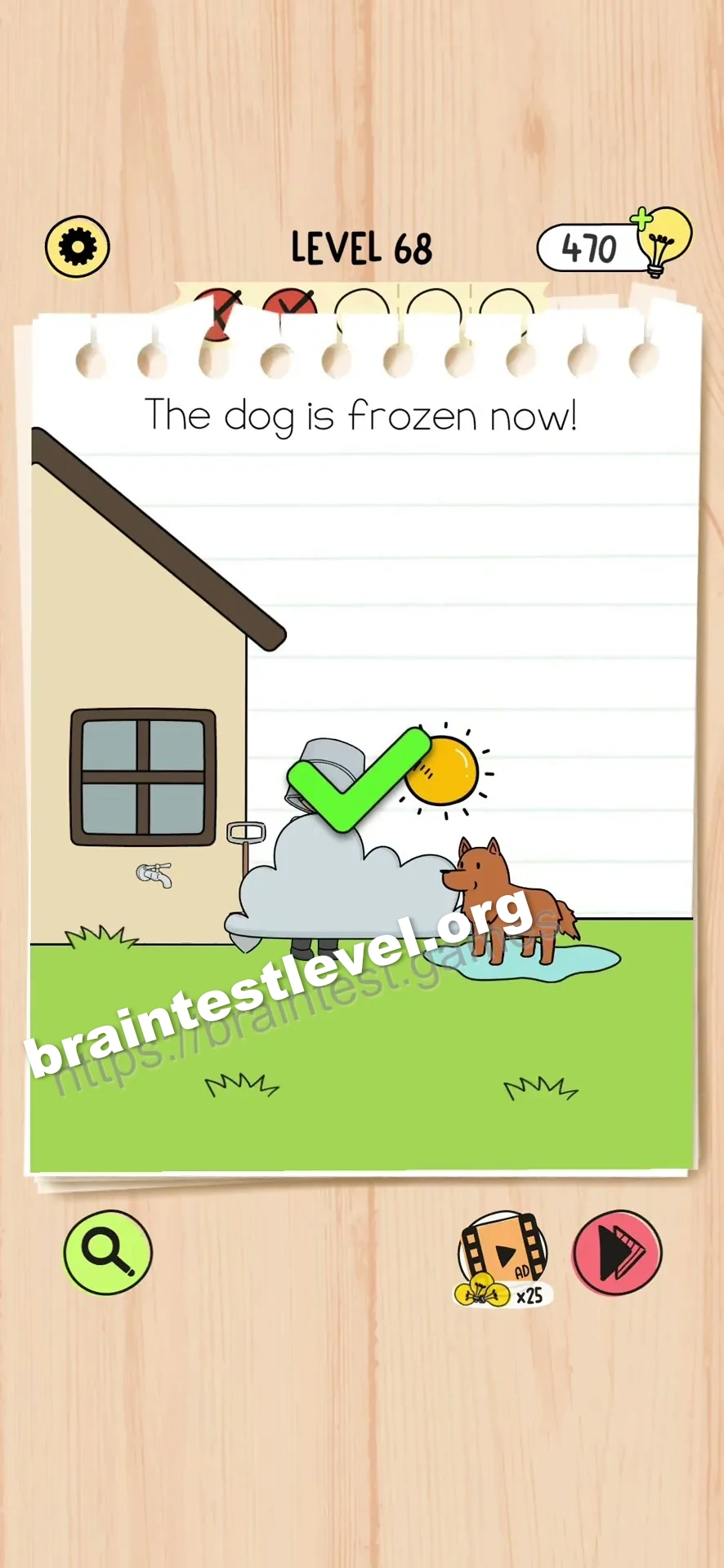 Brain Test 5 Level 68 scene 3 step 2