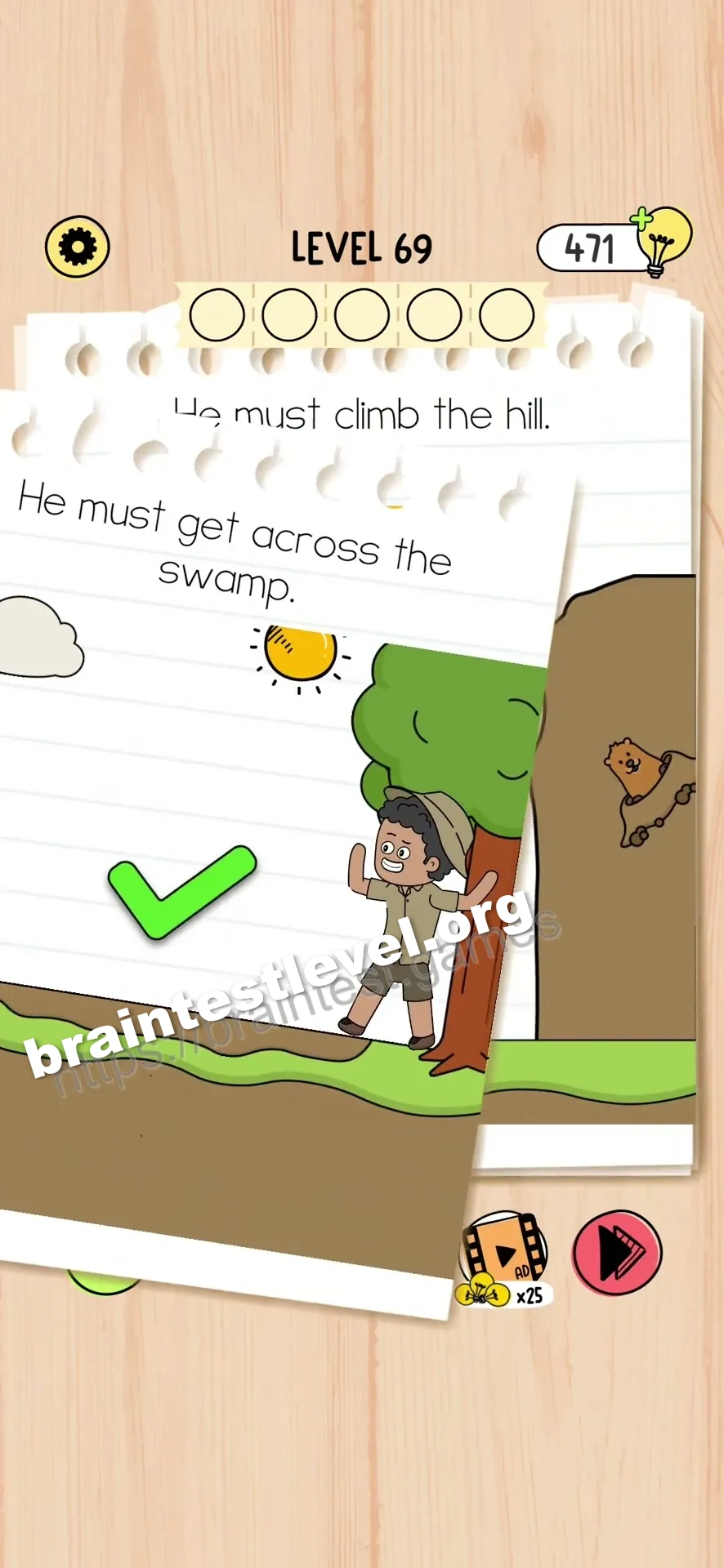 Brain Test 5 Level 69 scene 1 step 2