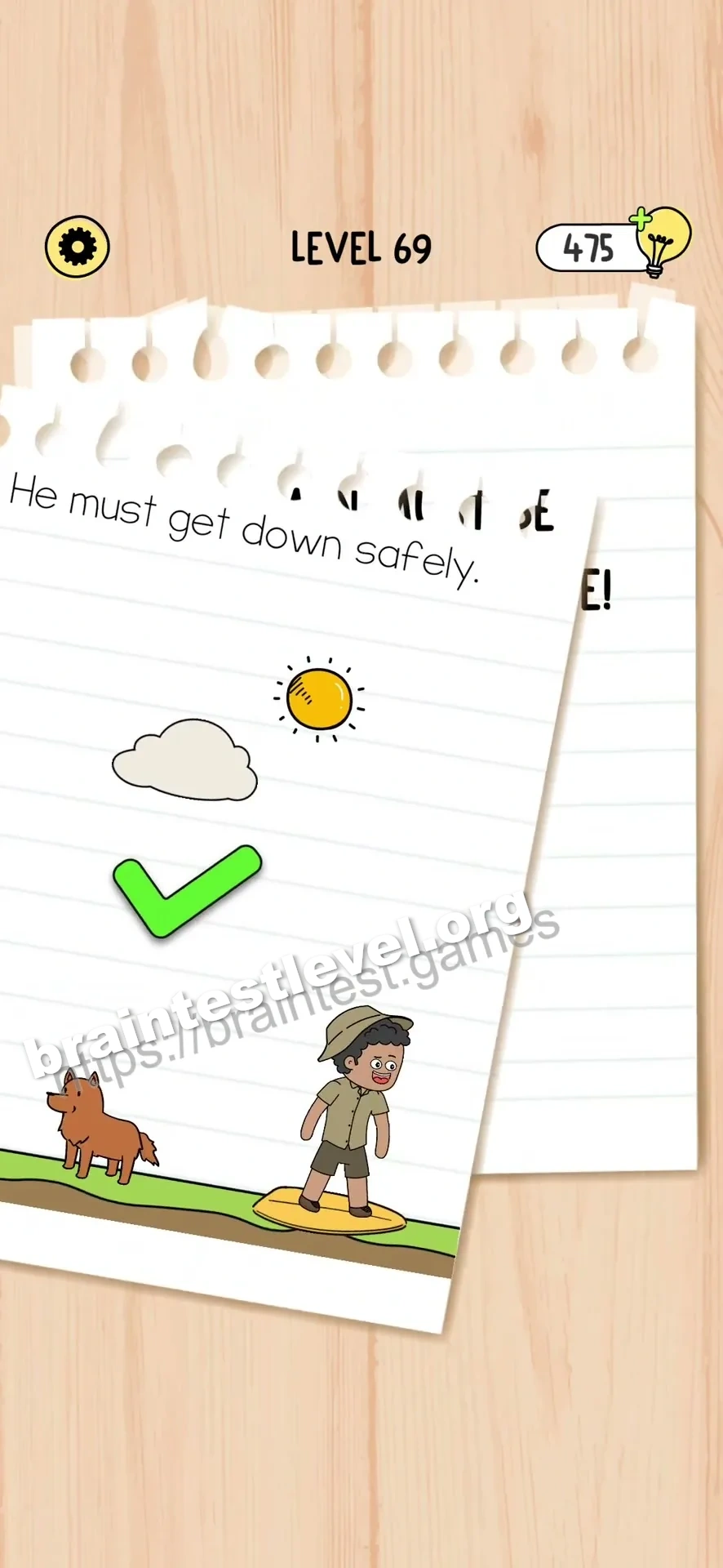Brain Test 5 Level 69 scene 3 step 2