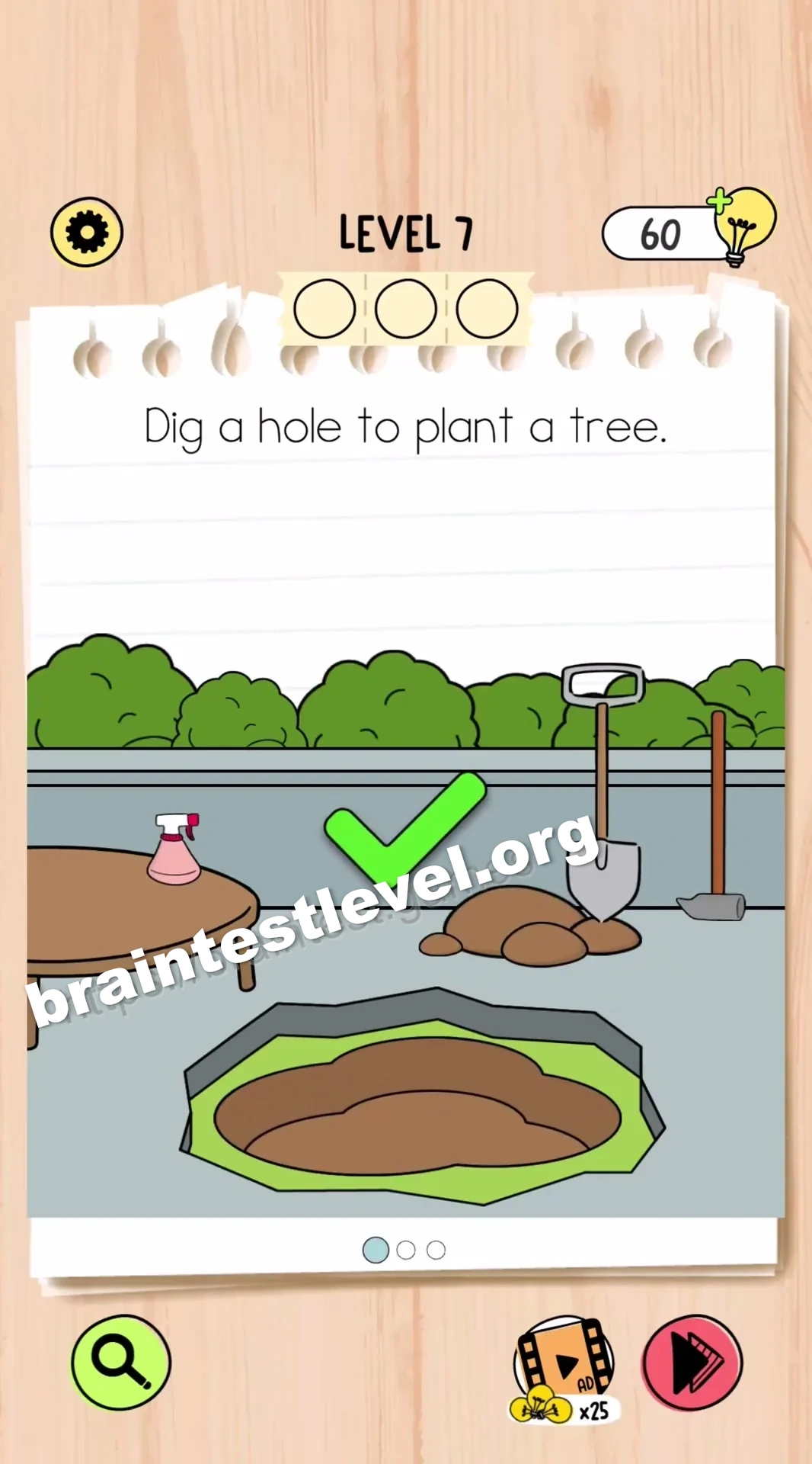 Brain Test 5 Level 7 scene 1 step 2