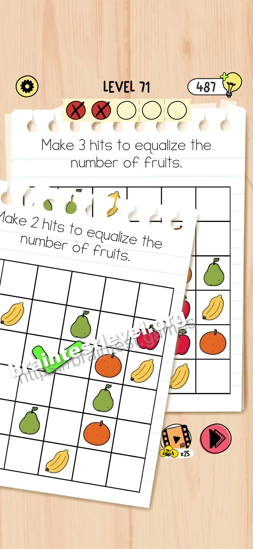 Brain Test 5 Level 71 scene 2 step 2