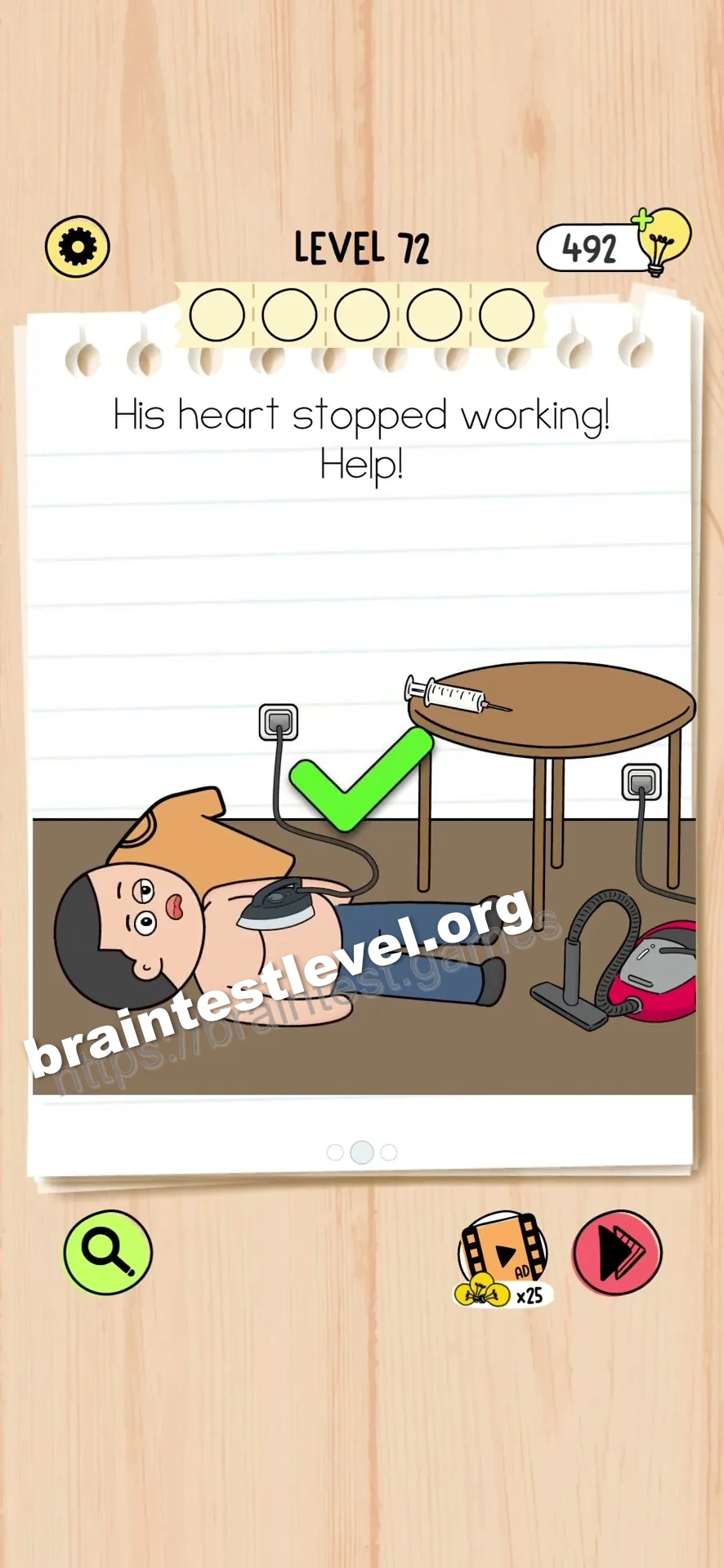 Brain Test 5 Level 72 scene 2 step 2