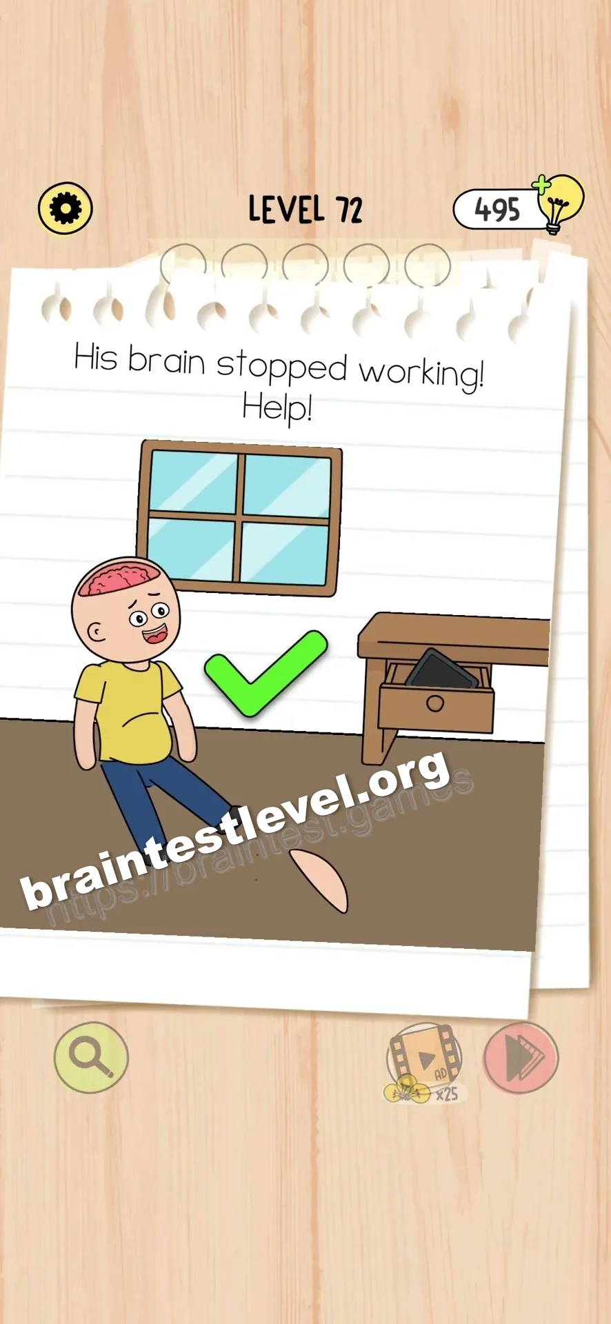 Brain Test 5 Level 72 scene 3 step 2