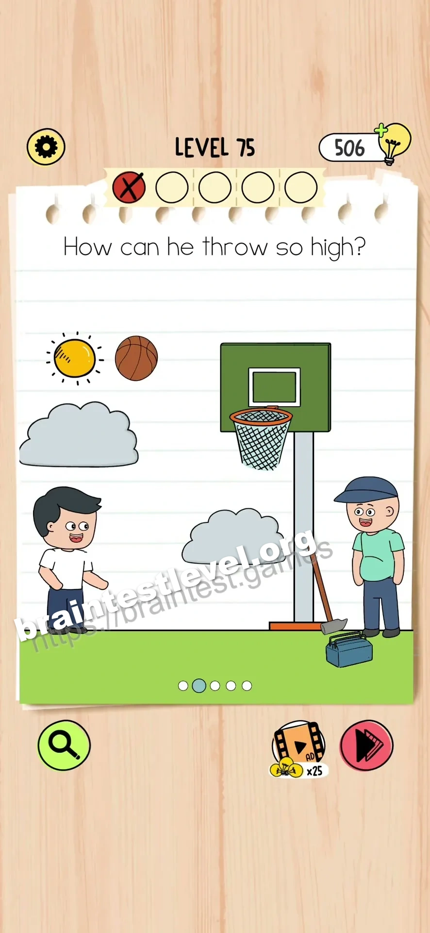 Brain Test 5 Level 75 screenshot 2