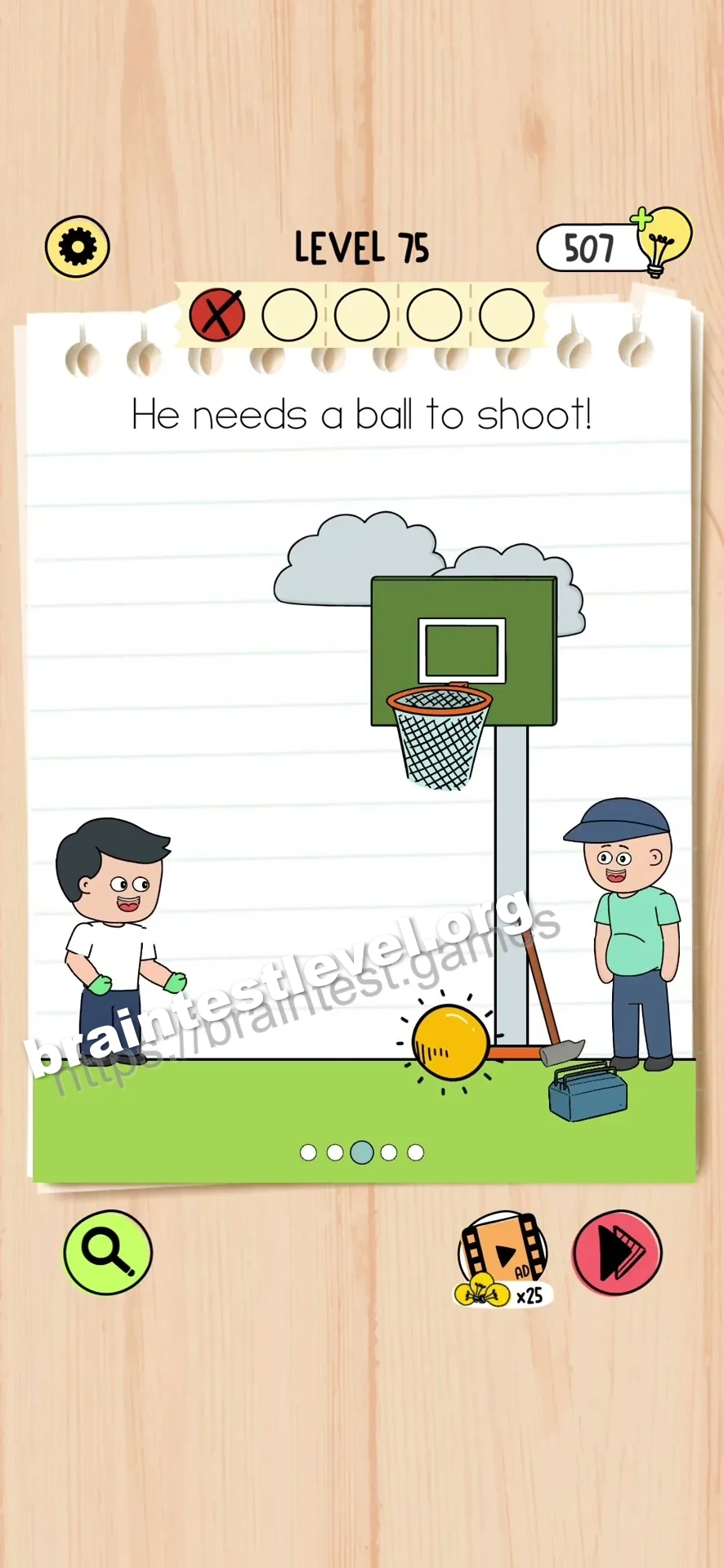 Brain Test 5 Level 75 screenshot 3