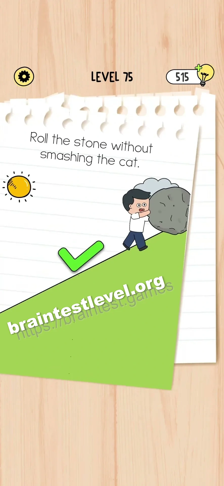 Brain Test 5 Level 75 scene 5 step 2