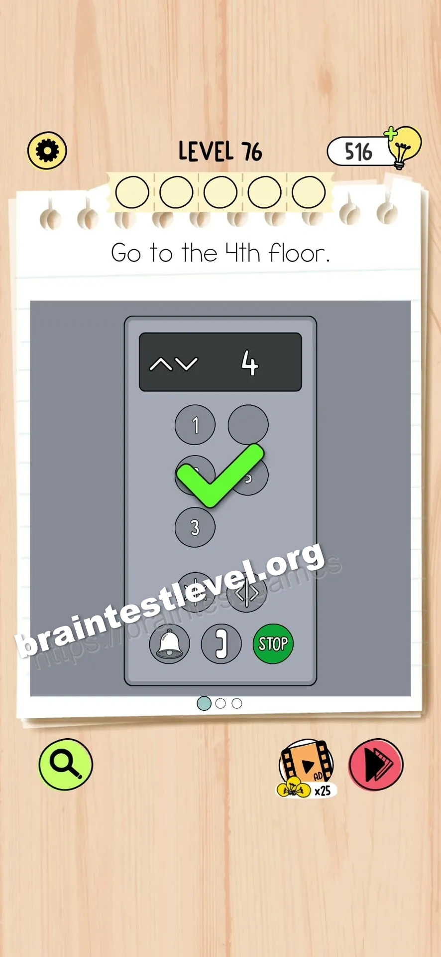 Brain Test 5 Level 76 scene 1 step 2