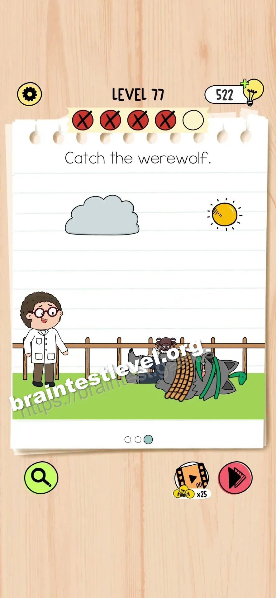 Brain Test 5 Level 77 scene 3 step 1