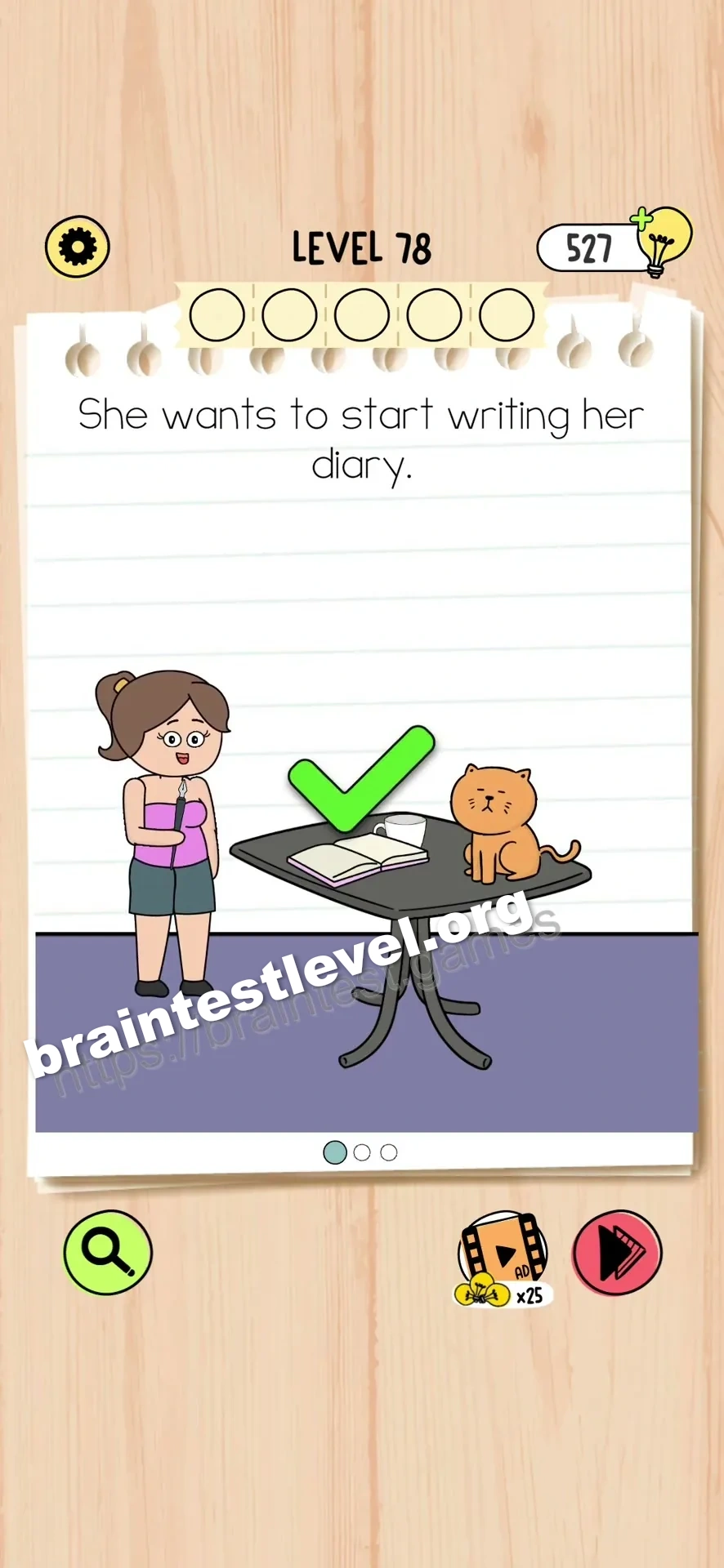 Brain Test 5 Level 78 scene 1 step 2