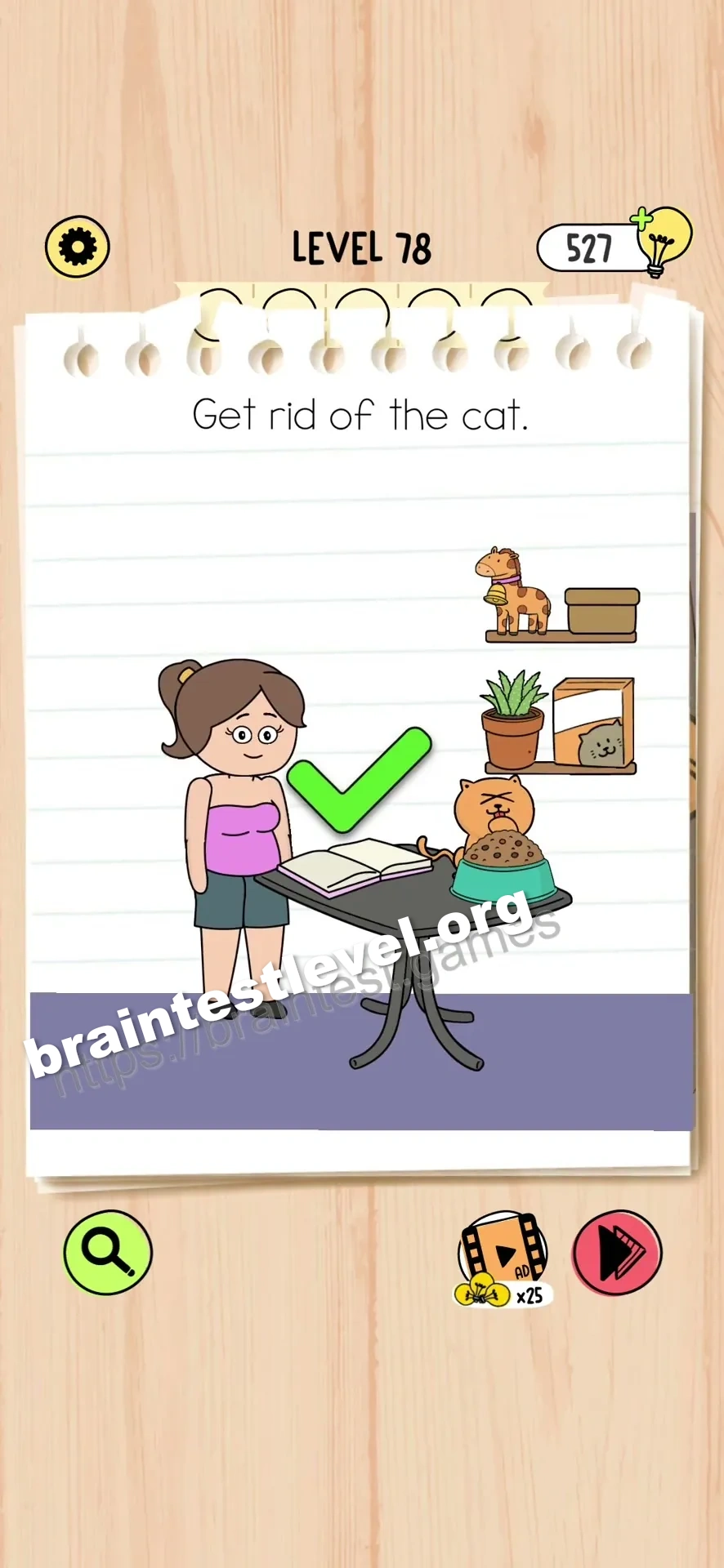 Brain Test 5 Level 78 scene 2 step 2