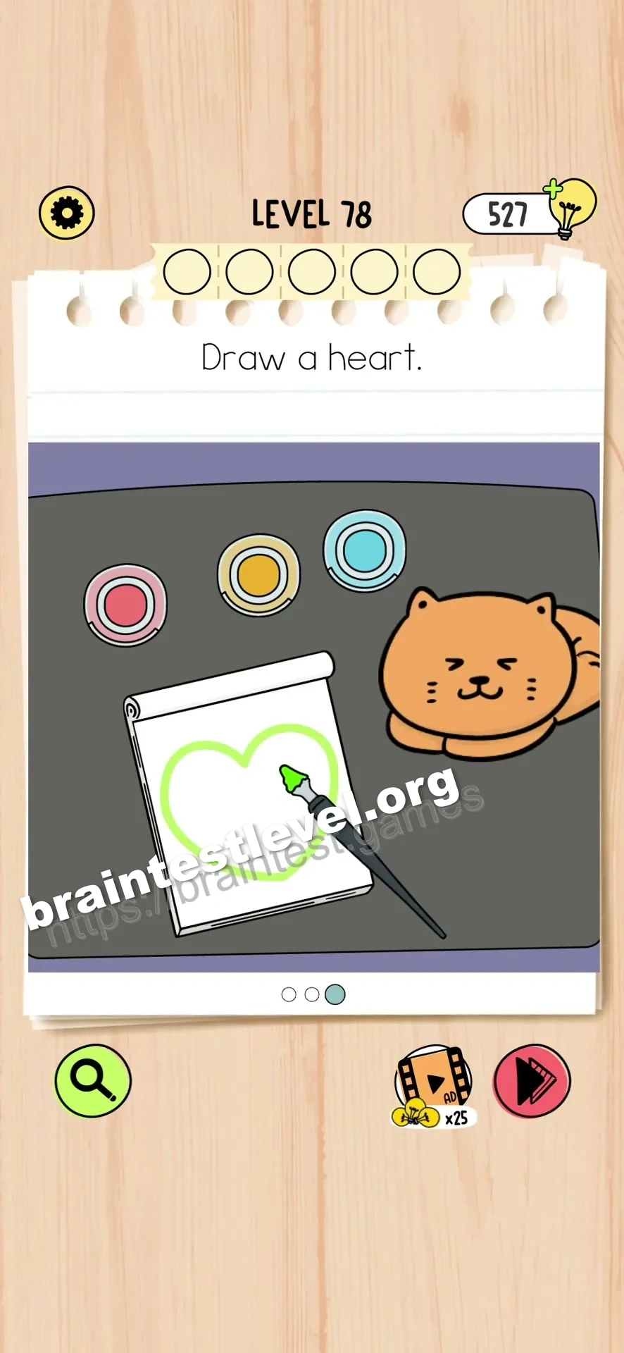 Brain Test 5 Level 78 scene 3 step 1