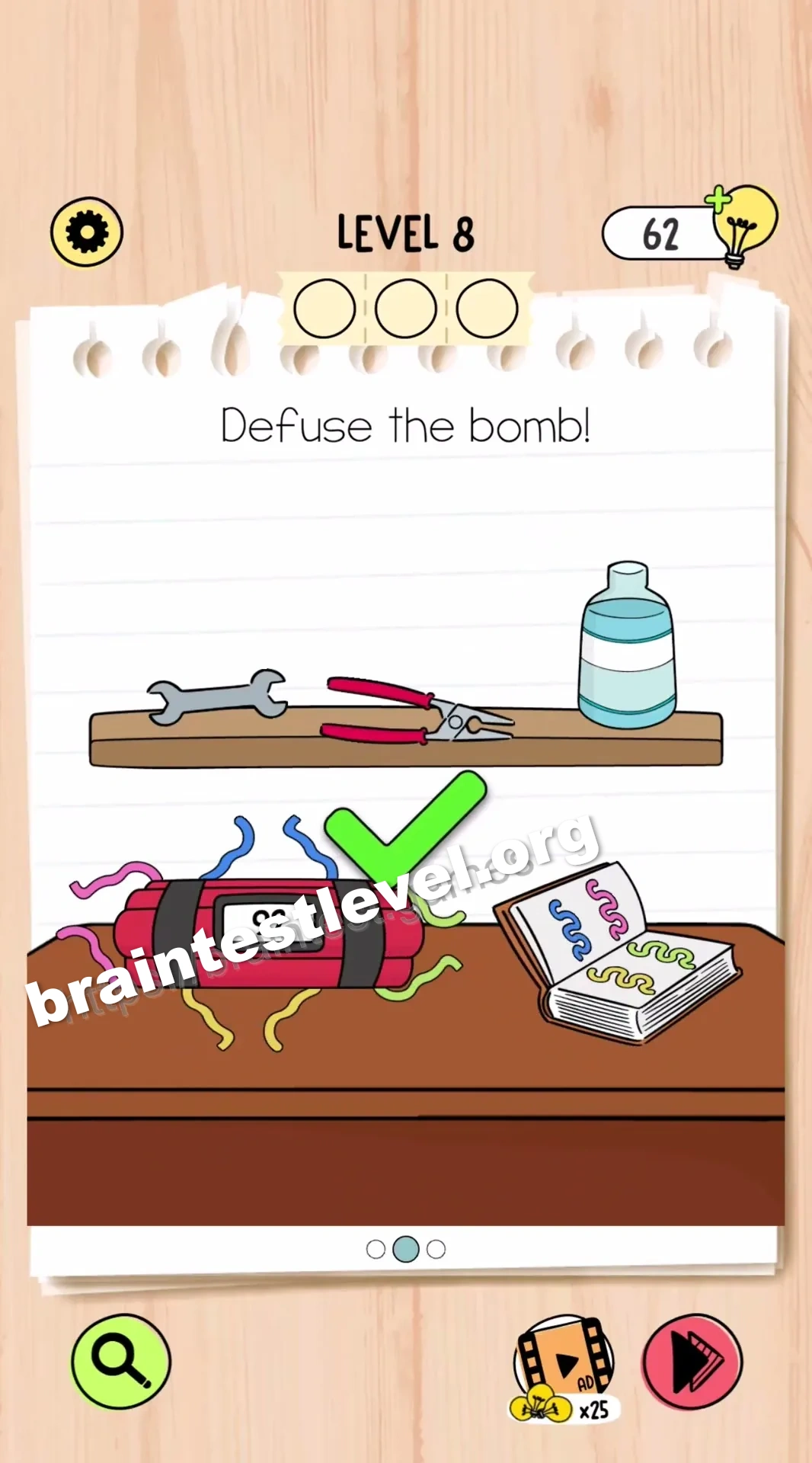 Brain Test 5 Level 8 scene 2 step 2