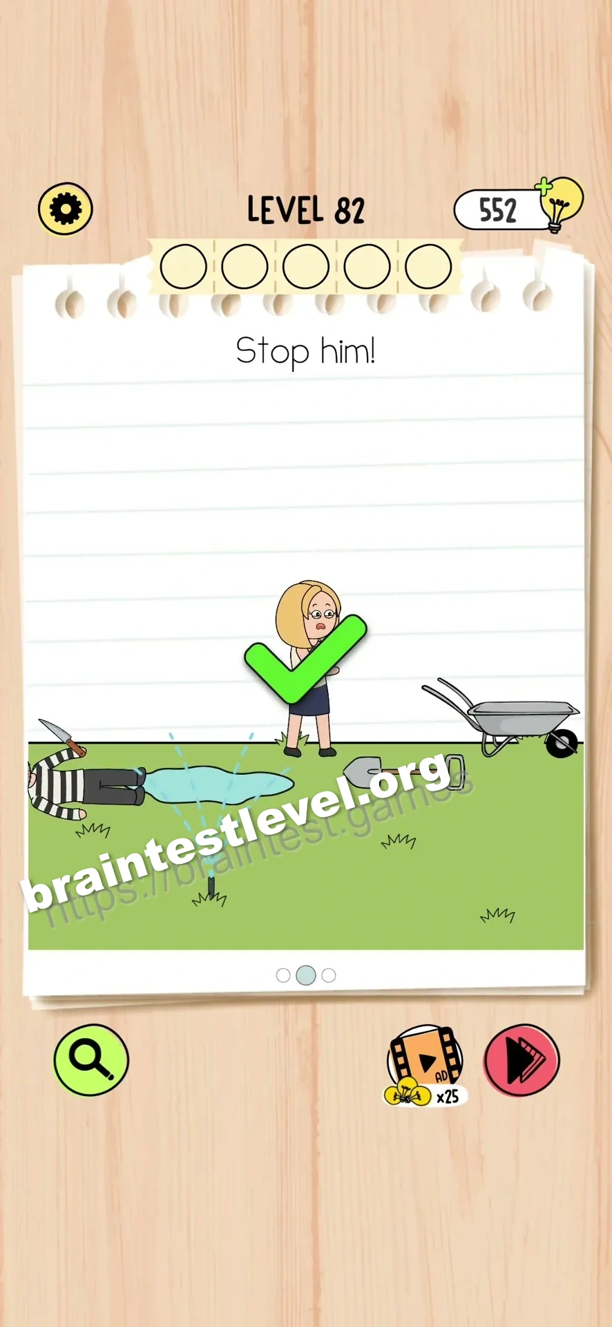 Brain Test 5 Level 82 scene 2 step 2