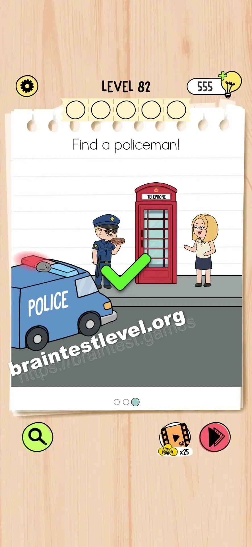 Brain Test 5 Level 82 scene 3 step 2