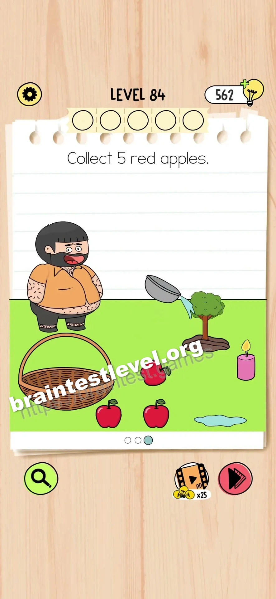 Brain Test 5 Level 84 scene 3 step 1